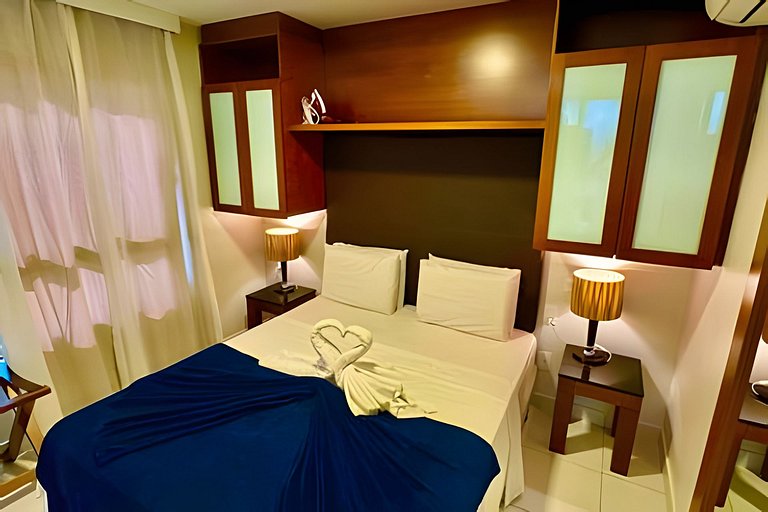 Apartamento Mais Top do VG Sun, 1 quarto, com máquina de lav