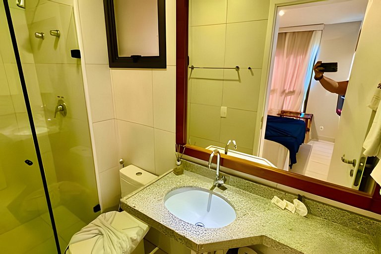 Apartamento Mais Top do VG Sun, 1 quarto, com máquina de lav