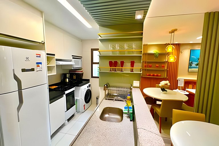 Luxo Moderno no VG Sun Cumbuco by Diego Flats