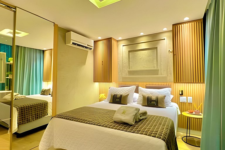 Bangalô Premium com dois quartos e Vista para o Mar