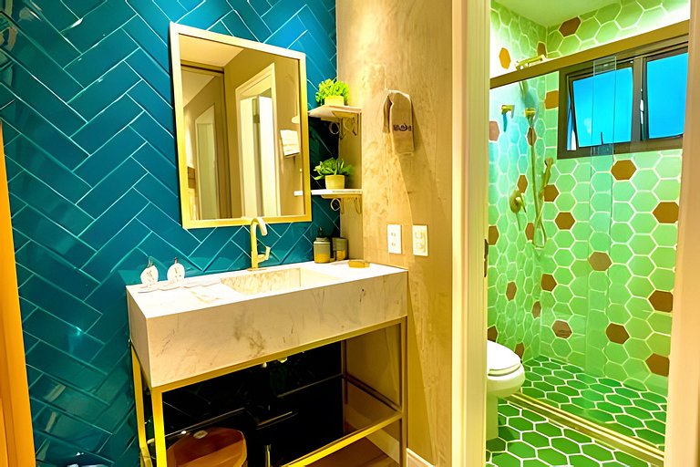 Bangalô Premium com dois quartos e Vista para o Mar