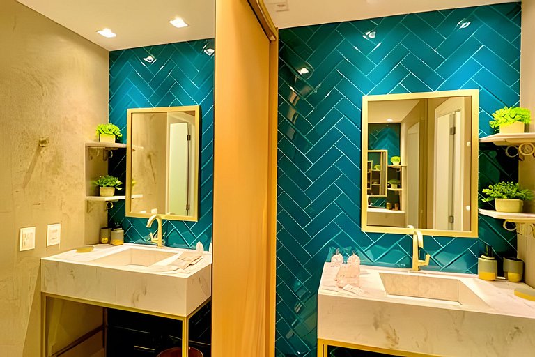 Bangalô Premium com dois quartos e Vista para o Mar