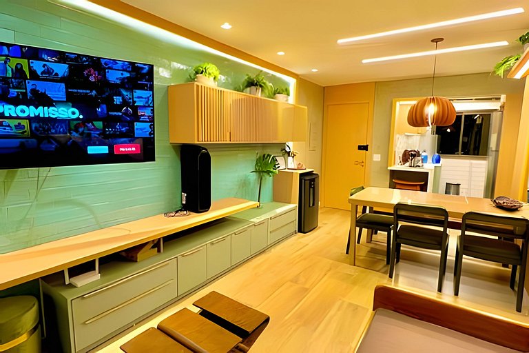 Bangalô Premium com dois quartos e Vista para o Mar