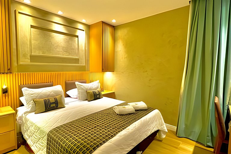 Bangalô Premium com dois quartos e Vista para o Mar