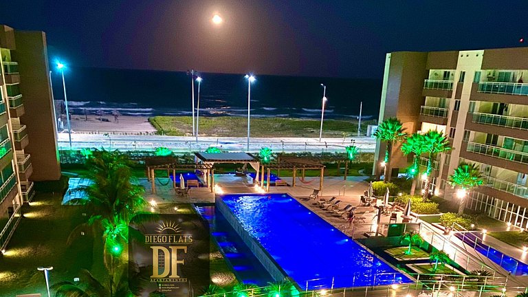 3 quartos com vista panorâmica, na Orla da Praia