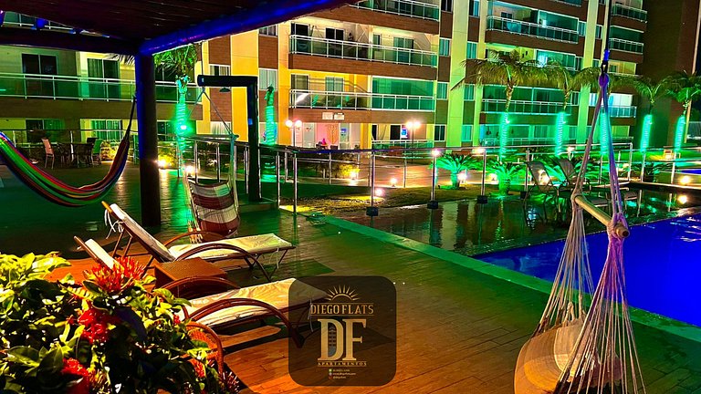 Apartamento Premium, A/C na sala, Vista Mar