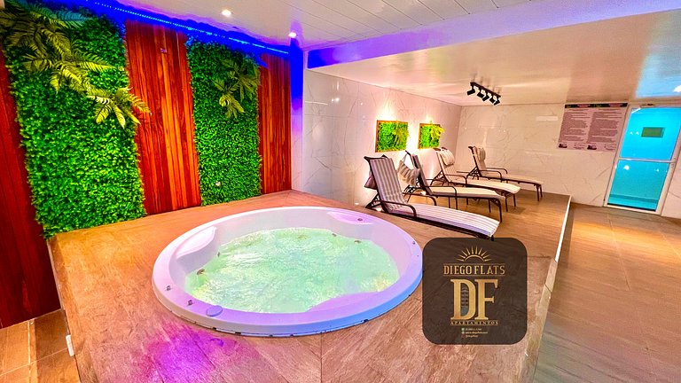 Premium com Conforto e Vista para o Jardim
