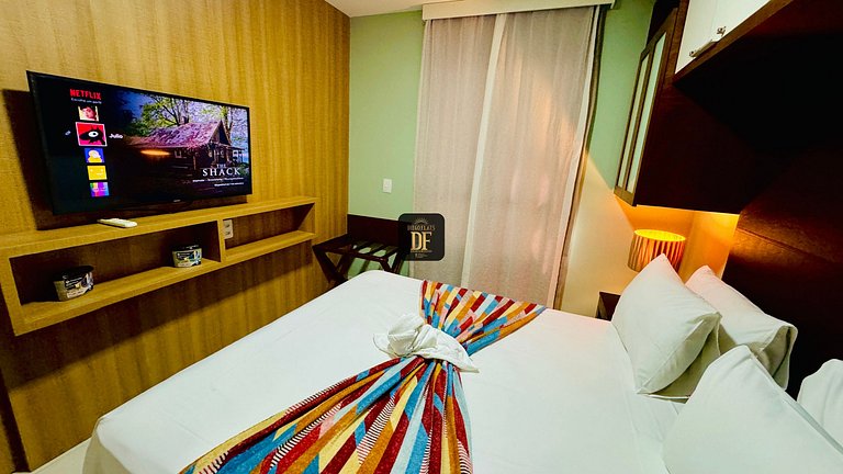 Apartamento térreo com vista para o jardim no Vg Sun Cumbuco