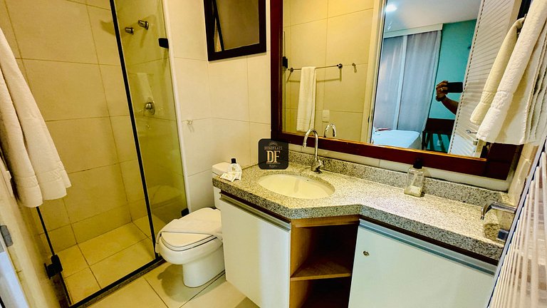 Apartamento térreo com vista para o jardim no Vg Sun Cumbuco