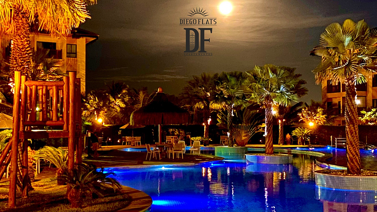 Bangalô Premium com dois quartos e Vista para o Mar