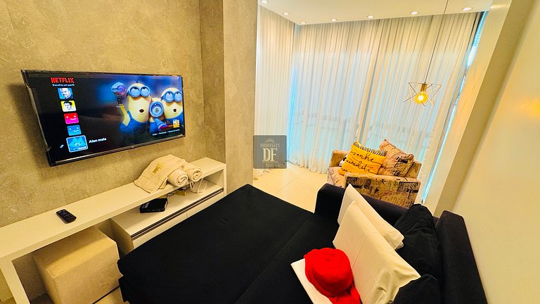 Apartamento Executivo Premium, A/C na sala