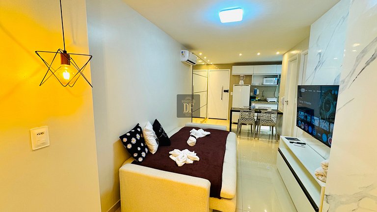 Apartamento Premium, A/C na sala, Vista Mar