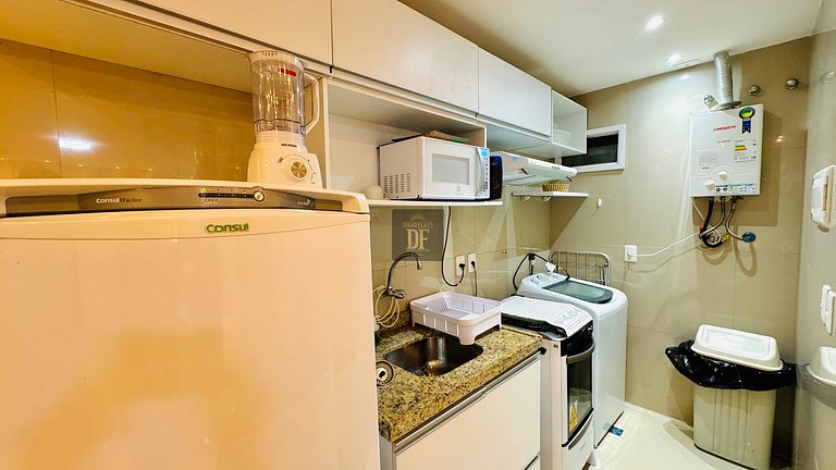 Apartamento Premium, A/C na sala, Vista Mar