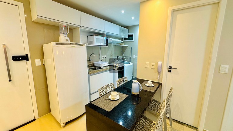 Apartamento Premium, A/C na sala, Vista Mar