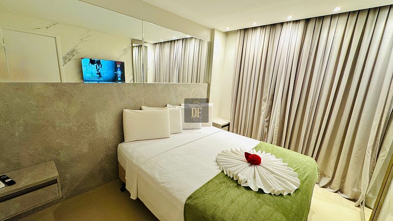 Apartamento Premium, A/C na sala, Vista Mar
