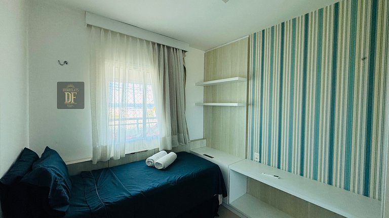 3 quartos com vista panorâmica, na Orla da Praia