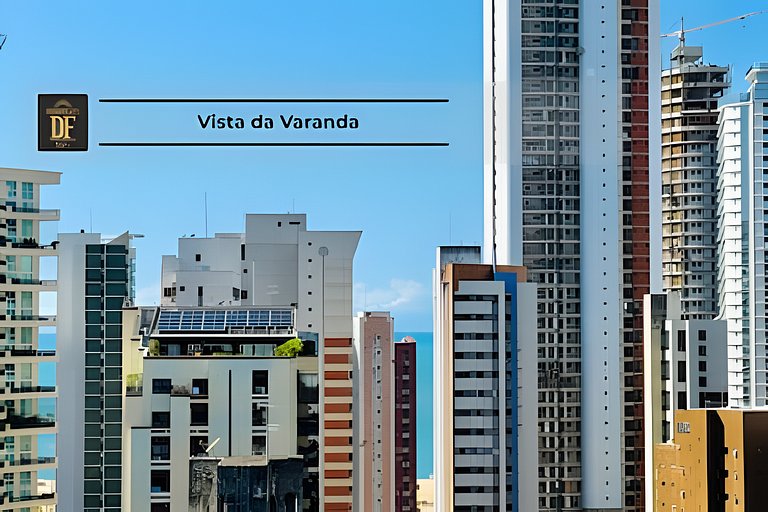 Studio - Rooftop com Piscina, perto da Beira Mar!
