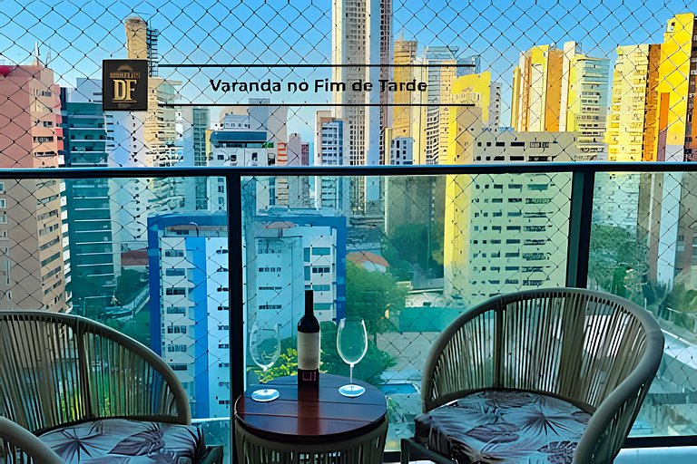 Studio - Rooftop com Piscina, perto da Beira Mar!