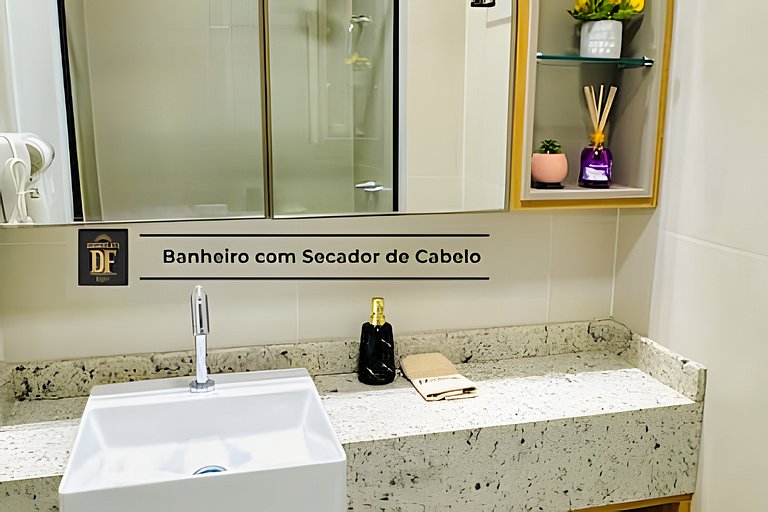 Studio - Rooftop com Piscina, perto da Beira Mar!