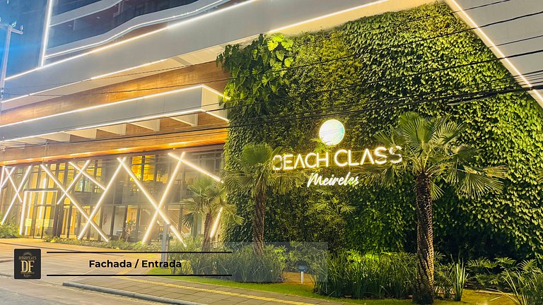 Studio com piscina na cobertura, próximo à Beira-Mar