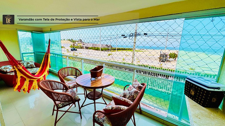 3 quartos com vista panorâmica, na Orla da Praia