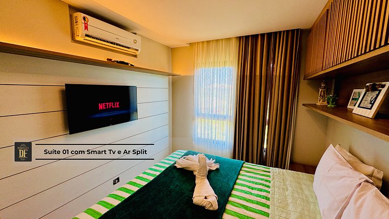 Vista Mar dos Sonhos,3 Quartos, com Churrasqueira