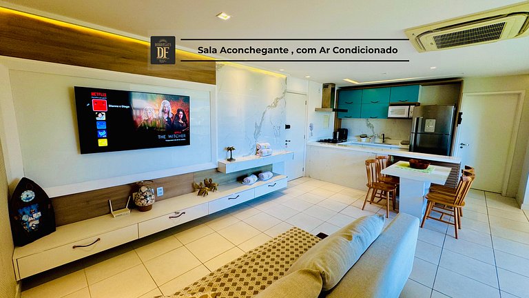 Vista Mar dos Sonhos,3 Quartos, com Churrasqueira