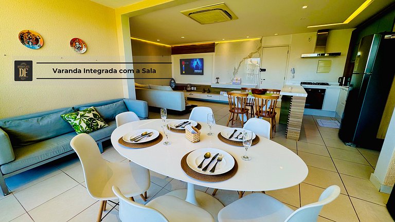 Vista Mar dos Sonhos,3 Quartos, com Churrasqueira