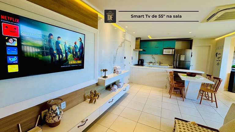 Vista Mar dos Sonhos,3 Quartos, com Churrasqueira