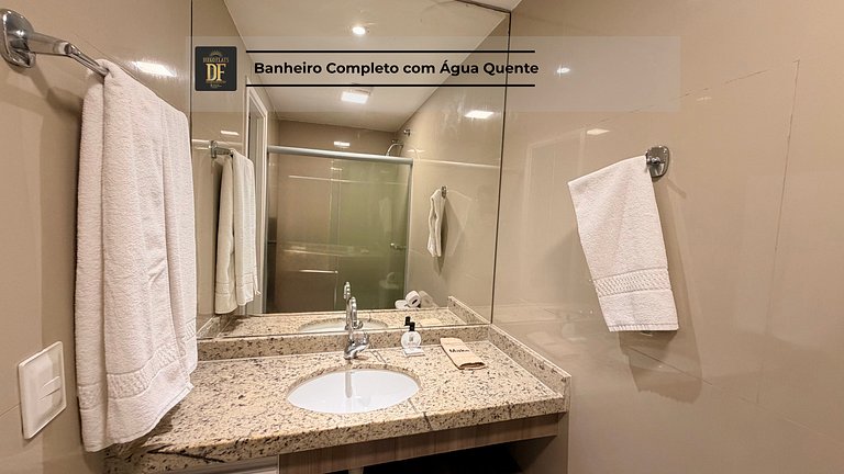 02 Quartos, Vista Mar e Piscinas, Maquina de Lavar