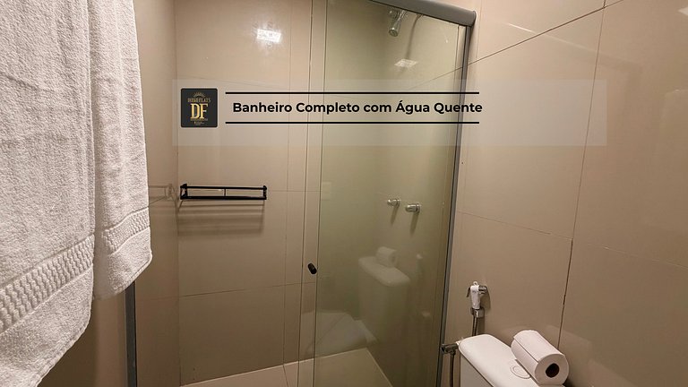 02 Quartos, Vista Mar e Piscinas, Maquina de Lavar