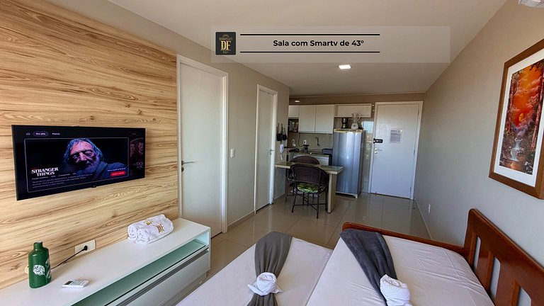 Estúdio Vista Mar, 04 Piscinas, Praia do Futuro