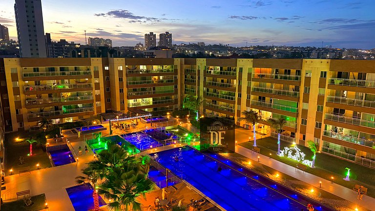 02 Quartos, Vista Mar e Piscinas, Maquina de Lavar