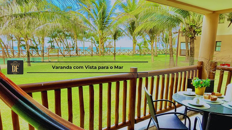 Bangalô Vista Mar, 2 quartos, térreo