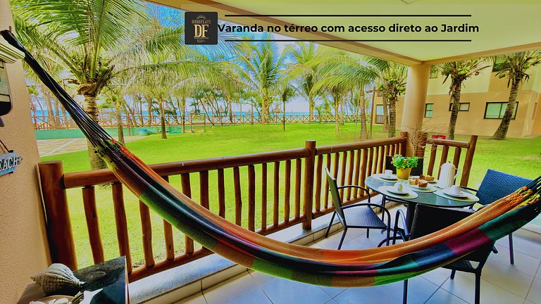 Bangalô Vista Mar, 2 quartos, térreo