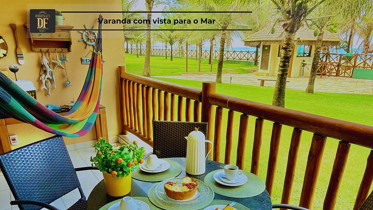 Bangalô Vista Mar, 2 quartos, térreo