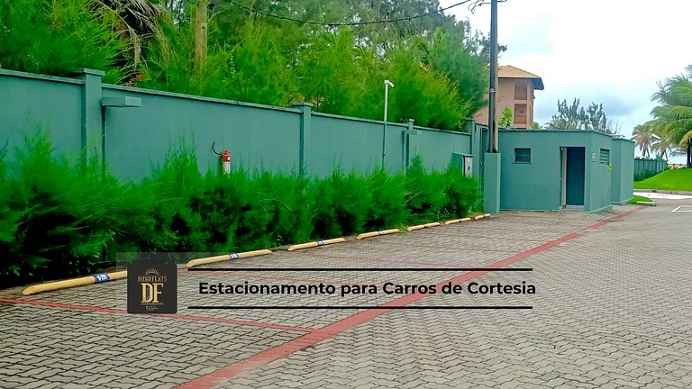 Bangalô térreo com vista para o mar, churrasqueira e 2 quart