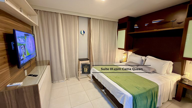 Bangalô Vista Mar, 2 quartos, térreo