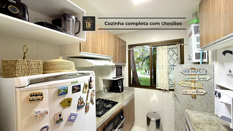Bangalô Vista Mar, 2 quartos, térreo