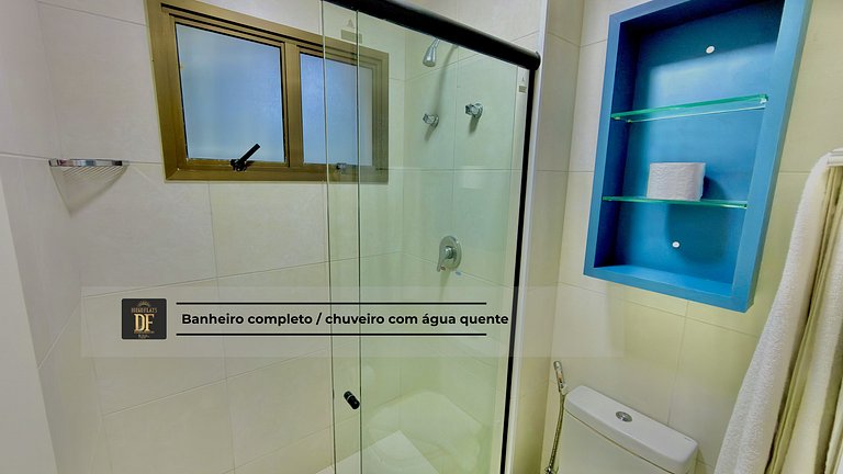 Bangalô Vista Mar, 2 quartos, térreo