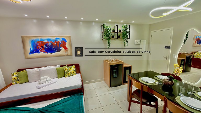 Varanda Gourmet com Churrasqueira, Vista Exclusiva