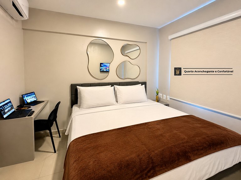 Premium com Conforto e Vista para o Jardim