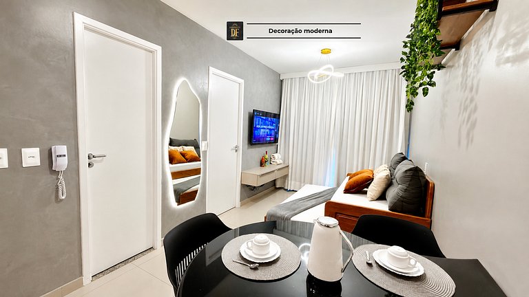 Premium com Conforto e Vista para o Jardim