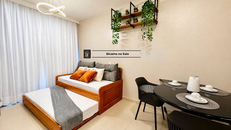 Premium com Conforto e Vista para o Jardim