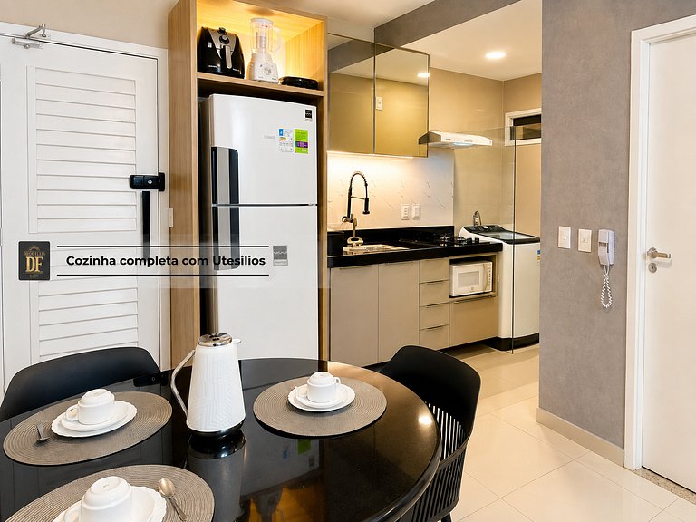 Premium com Conforto e Vista para o Jardim