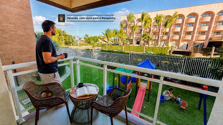 Premium com Conforto e Vista para o Jardim