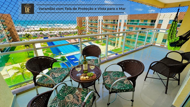 03 Quartos, Vista Mar e Piscinas, Maquina de Lavar
