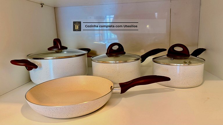 Premium com Conforto e Vista para o Jardim