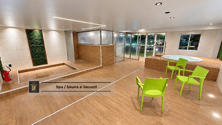 Premium com Conforto e Vista para o Jardim