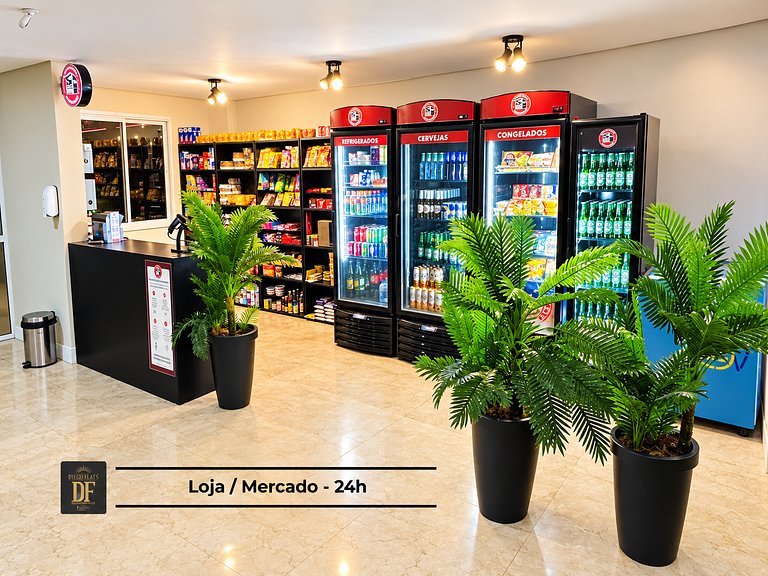 Premium com Conforto e Vista para o Jardim